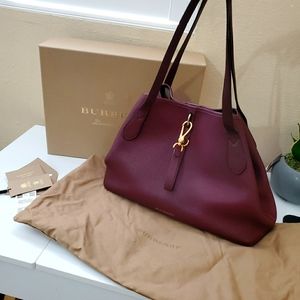 Burberry Derby Leather Honeybrook Tote